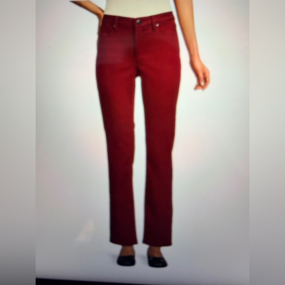 Jones New York Lexington straight leg denim jeans.  EUC